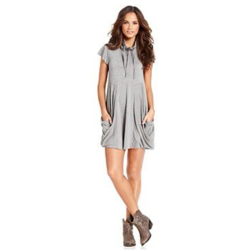 Kensie Drape French Terry Dress with Pockets Women’s size Medium